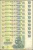 Zimbabwe 10 Dollar Banknote, 2007, CIR USED - 100Trillions.com