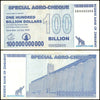 Zimbabwe 100 Billion Dollar Special Agro-Cheque, 2008, USED - 100Trillions.com