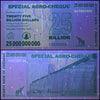 Zimbabwe 25 Billion Dollar Special Agro-Cheque, 2008, NEW - 100Trillions.com