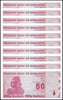 ZIMBABWE 50 DOLLAR BANKNOTE, 2009, NEW
