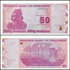 Zimbabwe 50 Dollar Banknote, 2009, NEW - 100Trillions.com