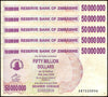 Zimbabwe 50 Million Dollar Bearer Cheque, 2008, USED - 100Trillions.com