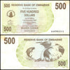 Zimbabwe 500 Dollar Bearer Cheque, 2006, USED - 100Trillions.com