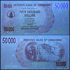 Zimbabwe 50,000 Dollar Bearer Cheque, 2006, USED - 100Trillions.com
