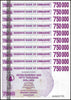 Zimbabwe 750,000 Dollar Bearer Cheque, 2007, USED - 100Trillions.com