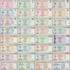 Zimbabwe Full Bearer/Agro Cheque Set 1 Cent - $100 Billion Dollars 32 Piece Set, 2006-2008, NEW - 100Trillions.com