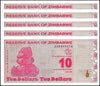 ZIMBABWE 10 DOLLAR BANKNOTE, 2009, NEW